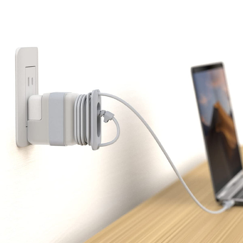 TATOFY Charger Cable Organizer, Charger Case for MacBook 30w 29w Charger Adapter, Travel Cord Organizer, Charger Organizer, MacBook Accessories (MacBook Air 13", Retina 12")