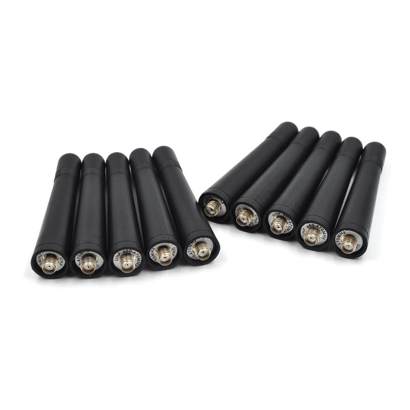 (10-Pack) KRA-23 UHF 400-470MHz Stubby Antenna for Kenwood TK360 TK370 TK372 TK380 TK390 TK-3173 TK-3302 TK-3310 TK-3312 TK-3207G TK-3140 TK-3160 Two-Way Radio