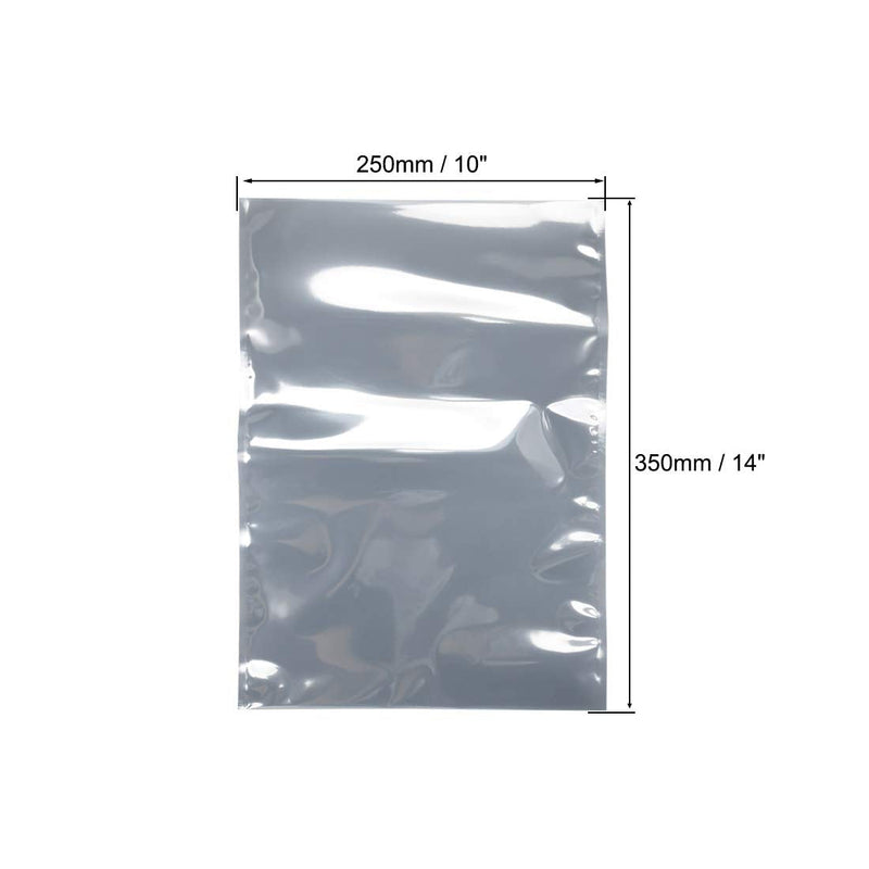 uxcell Antistatic Shield Shielding Bag, Flat Open Top Anti Static Bag for Electronic Devices, 10x14 inch(250x350mm), 10 PCS