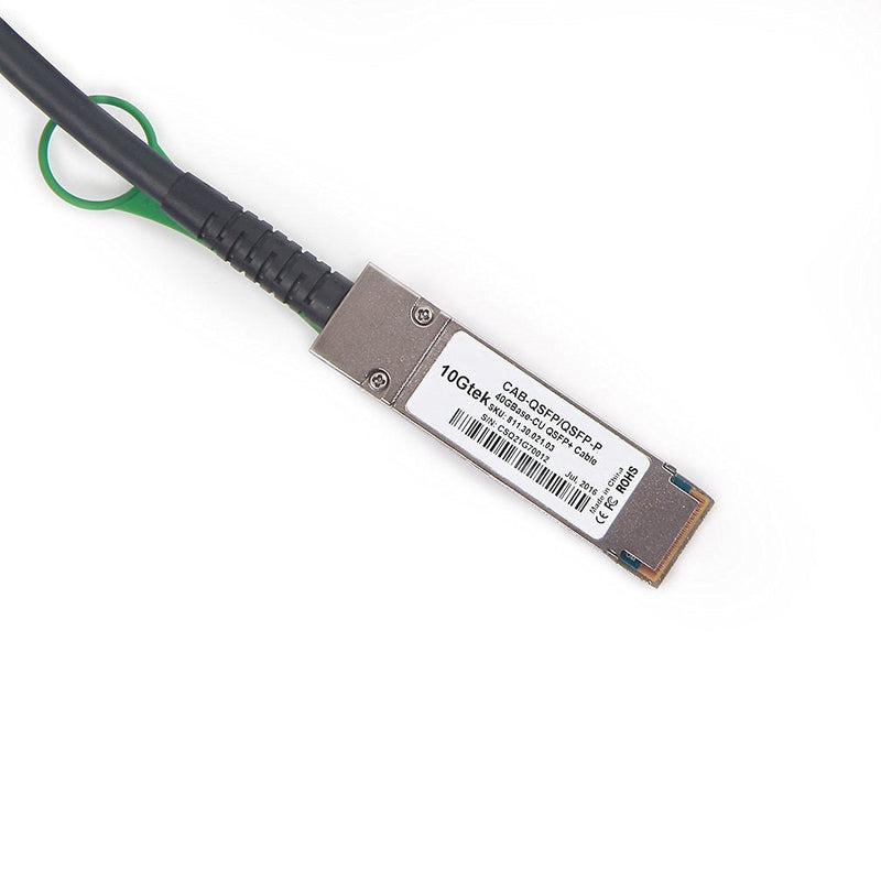 10Gtek 40G QSFP+ DAC Cable - 40GBASE-CR4 Passive Direct Attach Copper Twinax QSFP Cable for Juniper QFX-QSFP-DAC-3M Devices, 3-Meter(10ft) 3 Metre