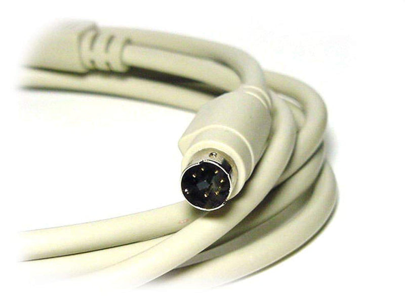 Monoprice PS/2 MDIN-6 Male to Male Cable - 6 Feet - Used as PS/2 Keyboard/Mouse Connector 6ft