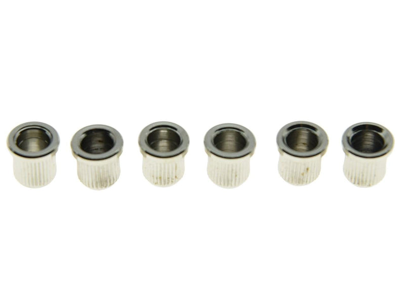Dopro Set of 6 Nickel Guitar String Through Body 5/16" String Ferrules for American Standard Telecaster
