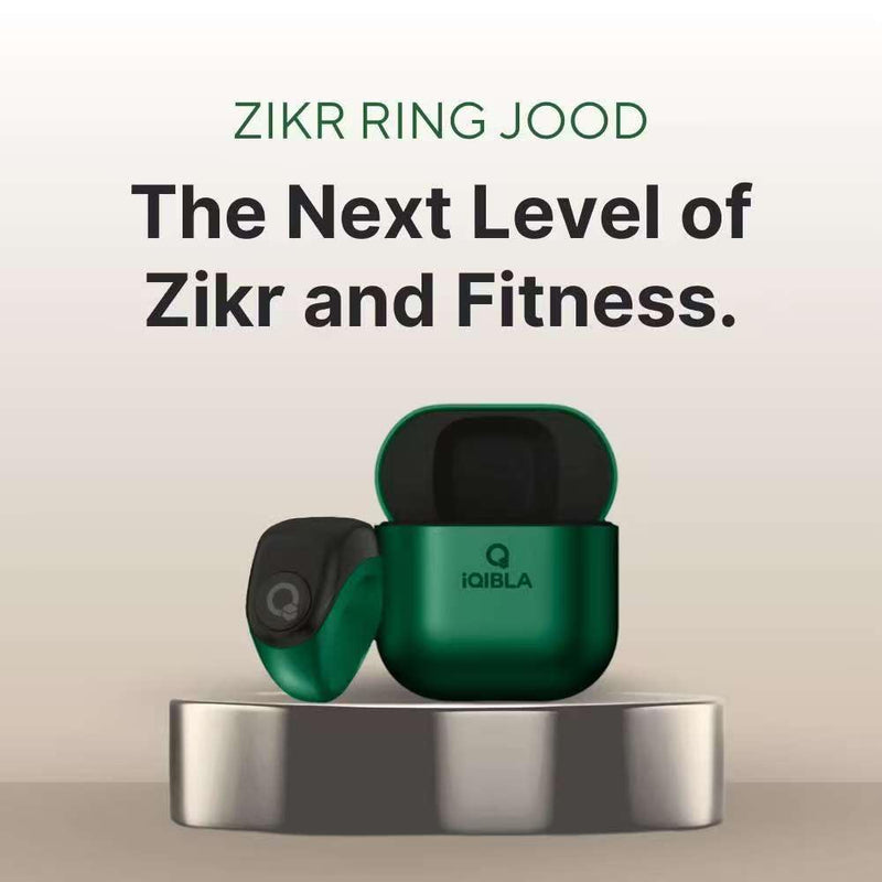Zikr Ring Smart Tasbih Counter with Charging Case, Pink