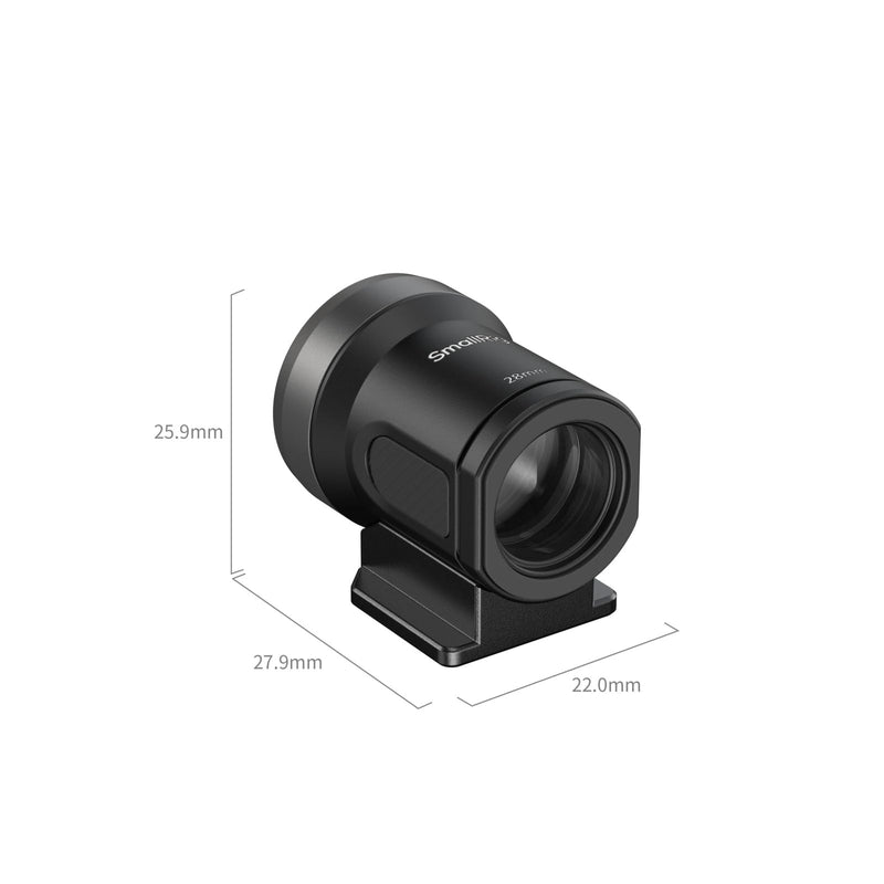 SmallRig 28mm External Optical Viewfinder, 5 Groups Optical Glass, 98% Light Transmittance, Cold Shoe Mount, for Sony, for Fujifilm, for Nikon, for Canon, for Ricoh, for Leica Cameras - 5873