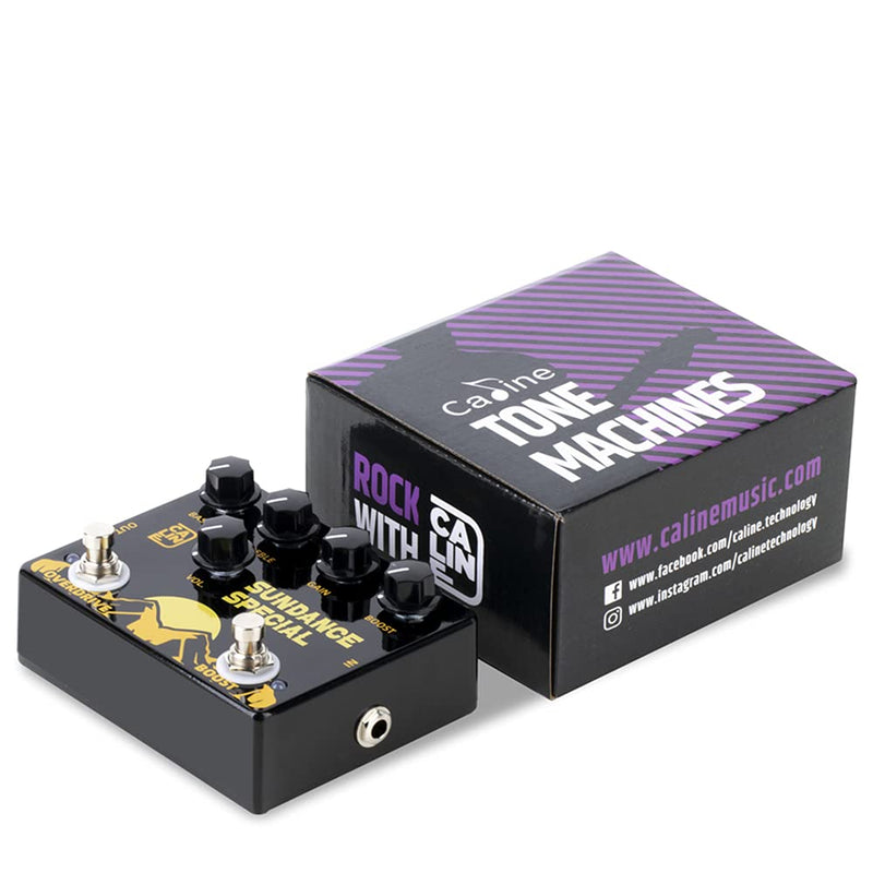 Caline DCP-06 SUNDANCE SPECIAL Boost Overdrive Effect Pedal Dual Guitar Pedal