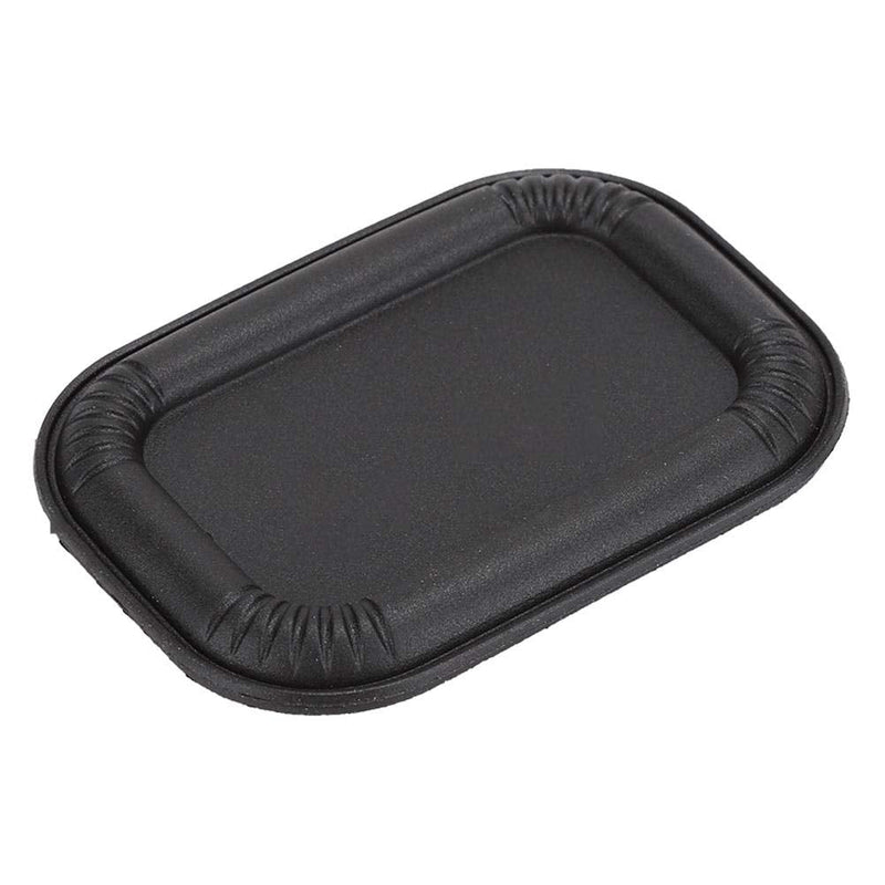 Bass Speaker Passive Radiator, Auxiliary Bass Rubber Vibration Plate Oval for Use in a Closed Cabinet to Enhance the Bass Performance of the Speaker(Black) Black