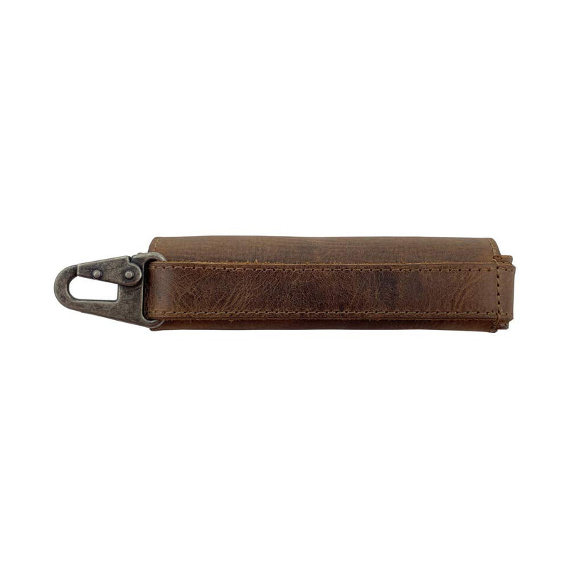 Hide & Drink, Harmonica Leather Case, Vintage Style, Instrument Protector, Musician Accessories, Handmade :: Bourbon Brown