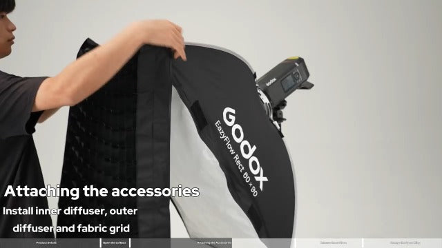 GODOX Softbox EazyFlow Octa 60 23.6" Octagonal Softbox