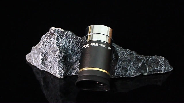 Astromania Telescope Eyepiece 1.25" Goldline 66° Ultra Wide Angle Lens 20mm