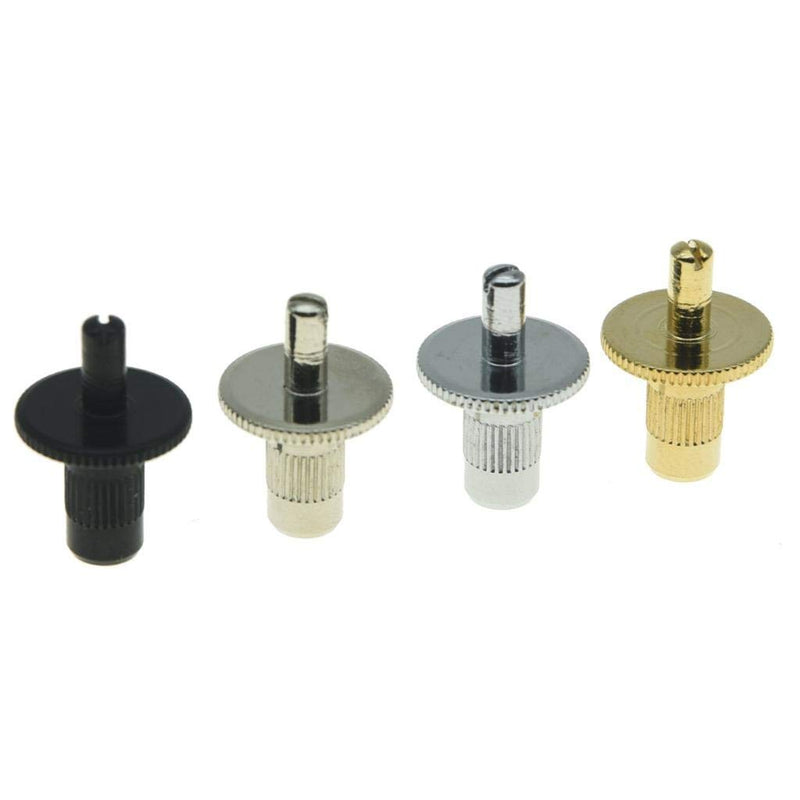 Dopro Pack of 2 Nashville Style Guitar Tune-o-matic Bridge Posts Guitar Bridge Studs Bridge Post with Anchors for USA Les Paul Nickel