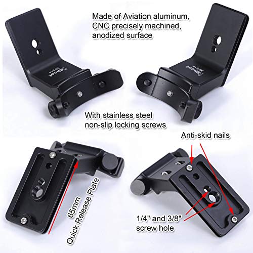 CNC Precisely Machined Metal Lens Collar Replacement Base Foot Stand Adapter for Fuji XF 50-140mm F2.8 R LM OIS WR Telephoto Lens Tripod Mount Ring-Bottom is Camera Quick Release Plate Feature