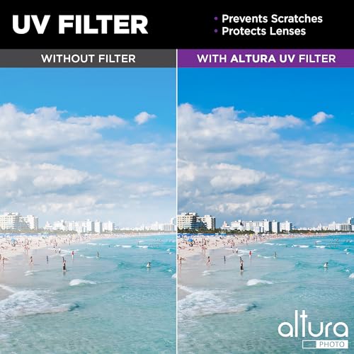 Altura Photo 52mm Camera Lens Filter Kit, UV, Polarizing & ND with Case