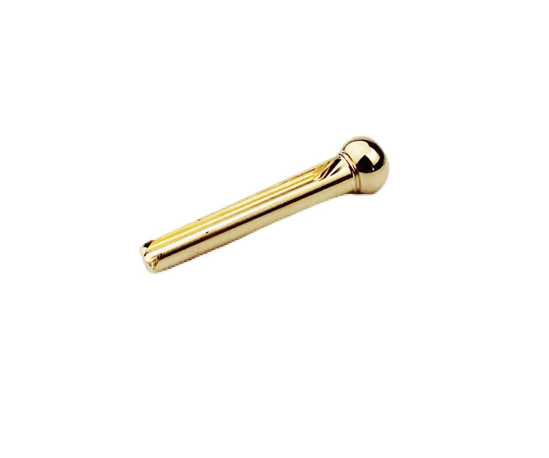 Guyker Guitar Bridge Pins, Pure Brass Pins Endpin for 6 Strings Folk Acoustic Guitar Nail Pegs Fixed Cone Replacement Parts High Craftsmanship 1 Set (6 Pcs)