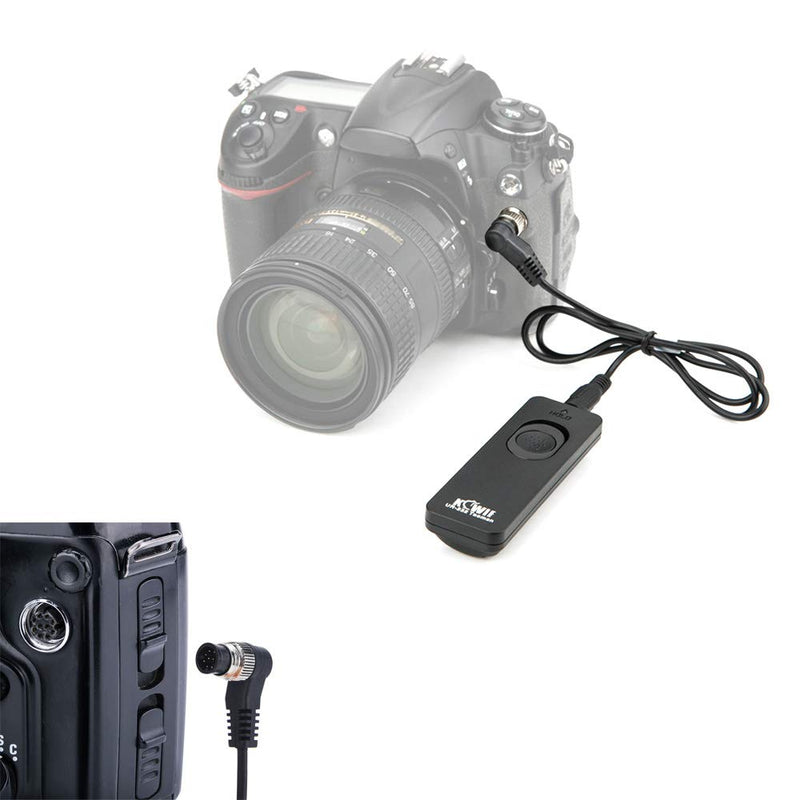 [AUSTRALIA] - Kiwifotos MC-30 Remote Control Shutter Release Cord for Nikon Z8 Z9 D850 D500 D5 D810 D810A D800 D700 D4s D4 D3 D3s D3X D2H D2X D2Hs D2Xs D300s D300 D200 & Other Nikon Camera with 10-Pin Connection For Nikon N1 