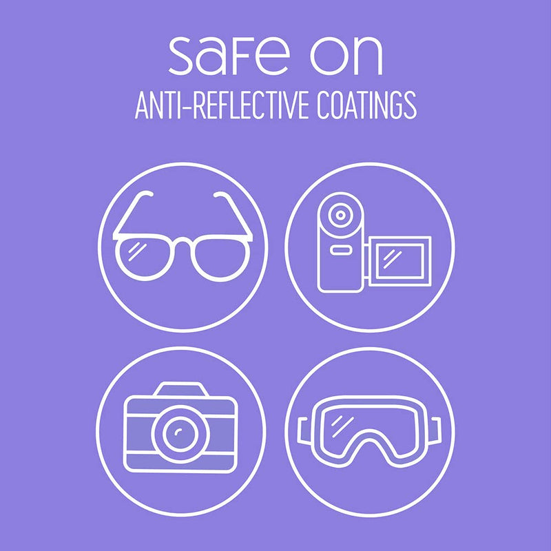 Nice 'n Clean SmudgeGuard Lens Cleaning Wipes (100 Total Wipes) | Pre-Moistened Individually Wrapped Wipes | Non-Scratching & Non-Streaking | Safe for Eyeglasses, Goggles, & Camera Lens 100 Count (Pack of 1)