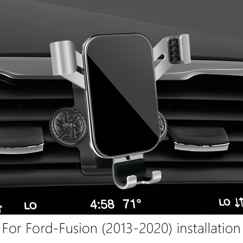 Car Phone Holder for Ford Fusion 2013 2014 2015 2016 2017 2018 2019 2020 Auto Interior Accessories Best Cell Phones Mount Cellphone Mobile Cradle Charging Navigation Bracket Vent Screen Stand