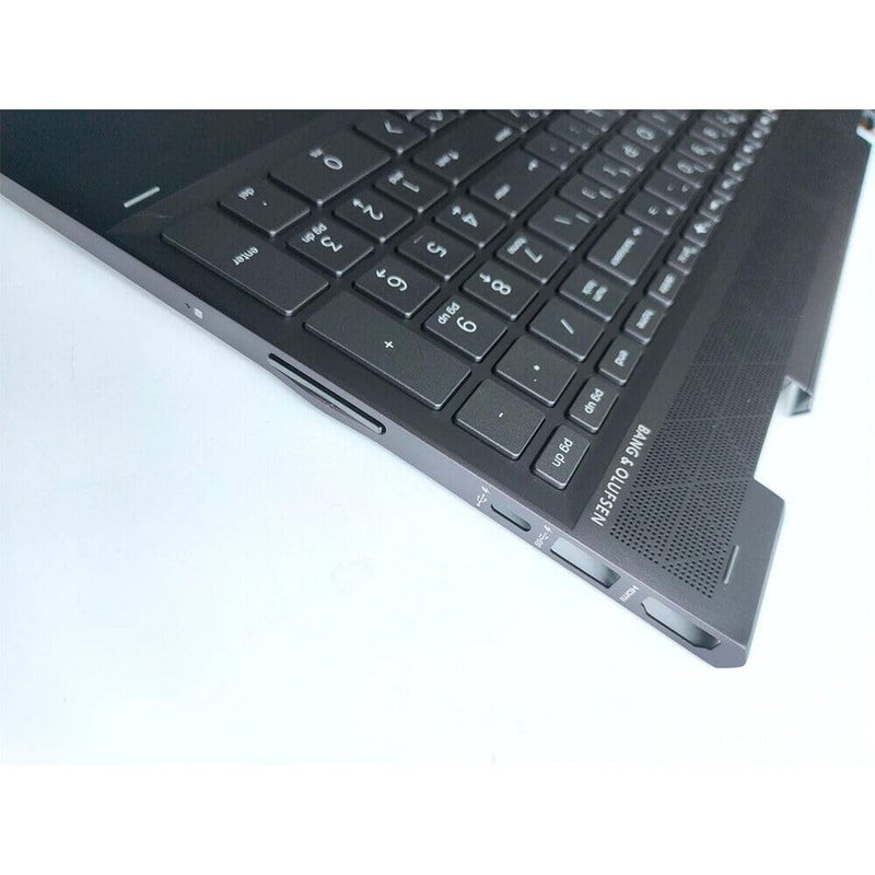 Replacement for HP Envy X360 15-CN 15M-CN0011DX 15M-CN 15T-CN 15-CN1073WM Laptop Upper Case Palmrest Backlit Keyboard Assembly Part L20748-001 609939-001 L32767-001 Black
