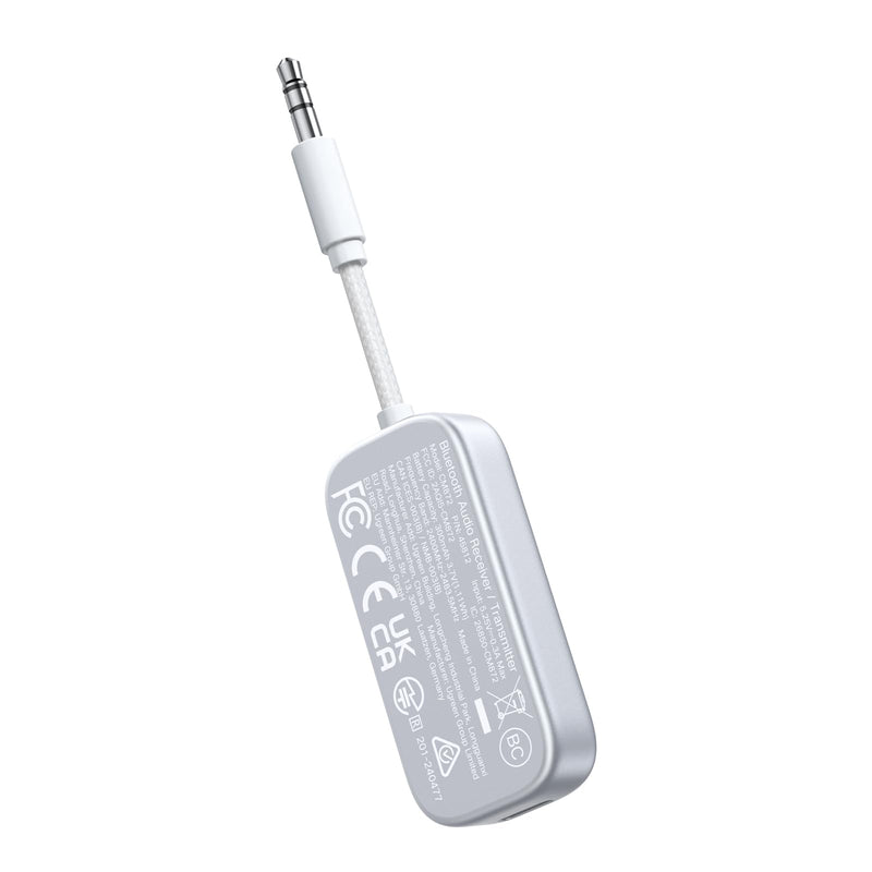 UGREEN Airplane Bluetooth 5.4 Transmitter Receiver for 2 Airpods or Headphones, Airplane Travel Essentials 2-in-1 Wireless Bluetooth Adapter, 3.5MM AUX Jack Adapter on Flight, TV, Car Stereo