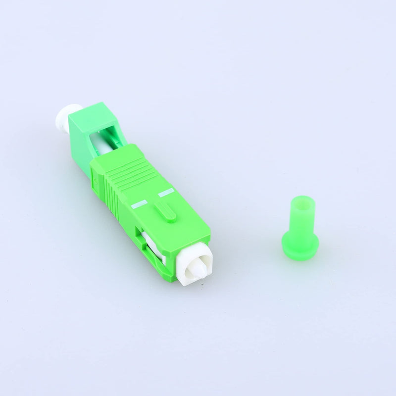 Single Mode 9/125um SC/APC Male to LC/APC Female Hybrid Optic Optical Fiber Adapter Simplex Converter LC-SC