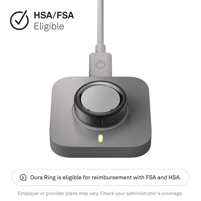 Oura Ring 4 Charger - Size 9 - Charging Dock and USB-C Cable - Charges Oura Ring 4 up to 8 Days
