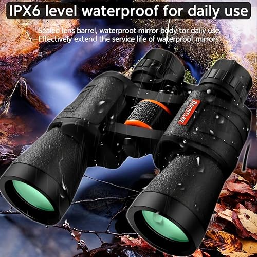 Binoculars 20x50 High Power Binoculars for Adults Night Vision Waterproof and Fog-Proof Includes Multiple Giveaways Suitable for Smartphones Suitable for Birdwatching Stargazing Travelling