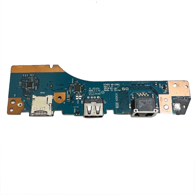 JINTAI USB Power Button Board for ThinkPad E495 20NE | USB Power Switch Small Board for ThinkPad E495 20NE 02DM046 NSC061