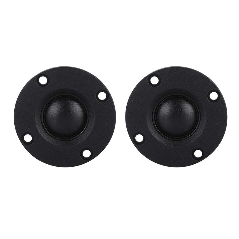HiFi Speaker, 2Pcs 30W 6Ω Dome Tweeter Magnet Treble Speaker Silk Film HiFi Loudspeaker Magnet 20mm Vibrating Diaphragm