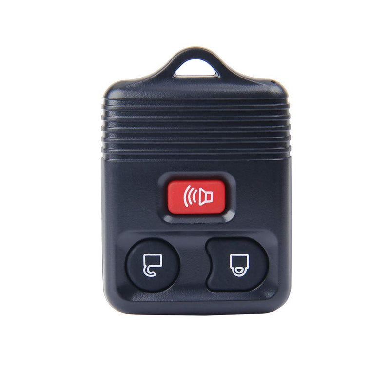 Big-Autoparts 2 Replacement Keyless Entry Remote Key Fob Clicker Transmitter for Ford 1998-2016 F-150 F-250 F-350, Mazda, Mercury, Lincoln - 3 Button 2 Pack 3 Button