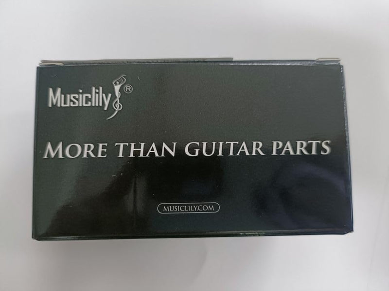Musiclily Pro PJB-6070S Alnico 5 Single Coil Neck Bridge Pickups Set 10.5K/7.9K for PJ Bass, Black