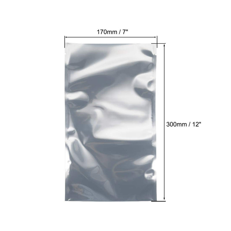 uxcell Antistatic Shield Shielding Bag, Flat Open Top Anti Static Bag for Electronic Devices, 7x12 inch(170x300mm), 50 PCS