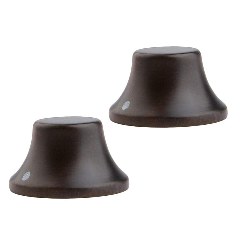 [AUSTRALIA] - KAISH 4-Pack Wood Knobs LP/Strat Style Bell Knobs Guitar Bass Top Hat Wood Knob with Indicator Dot Rose Wood Pack of 4 