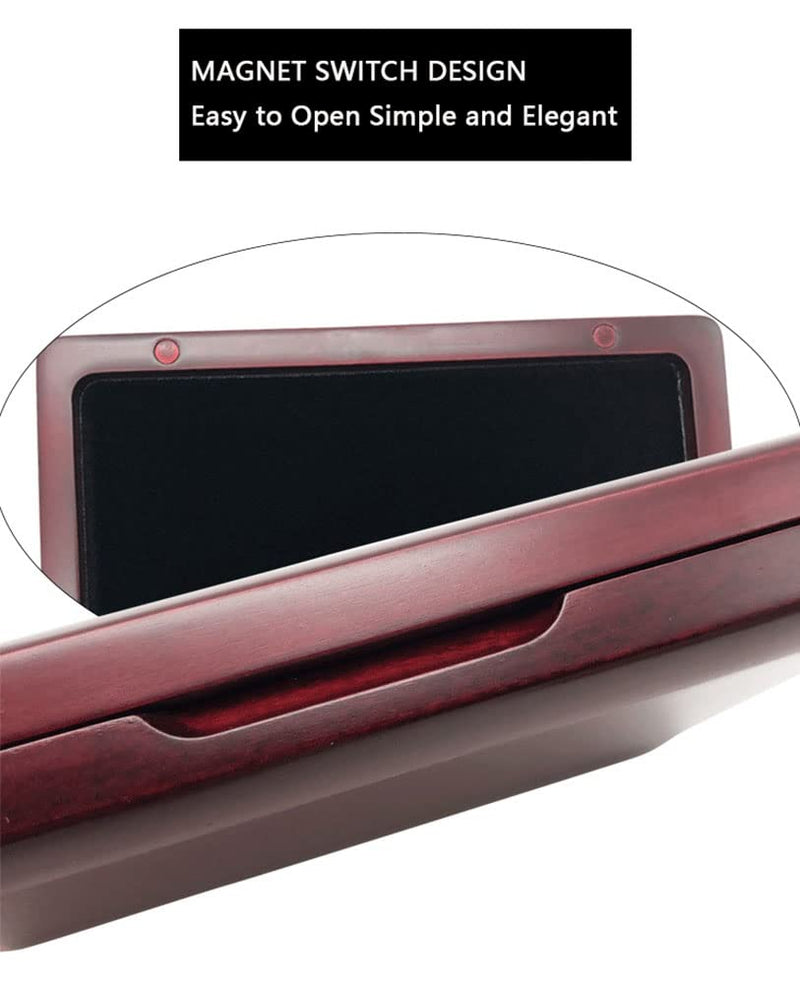 Maroon Color Reed Box Clarinet Reed Storage Case Reeds Holder for 6pcs Clarinet Reeds Woodwind Accessories