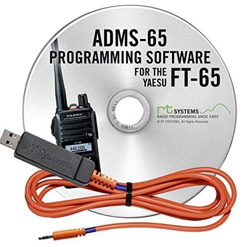 Programming Software and USB-55 Cable for Yaesu FT-65 Dual Band HT
