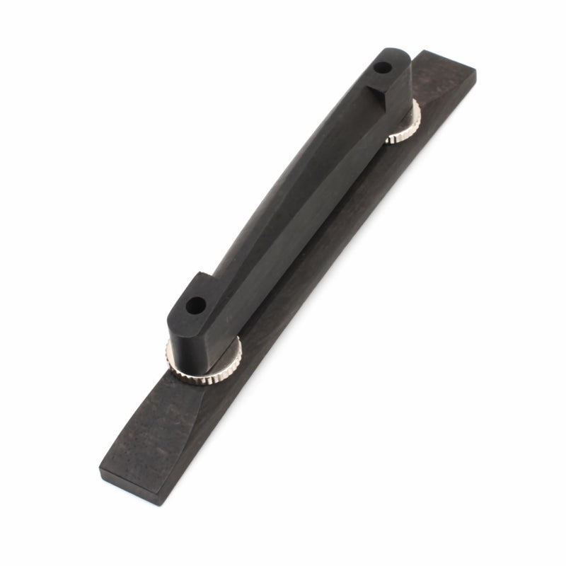 [AUSTRALIA] - Ebony Jazz Guitar Bridge, Adjustable Bridge for Archtop Guitars Parts Replacement 
