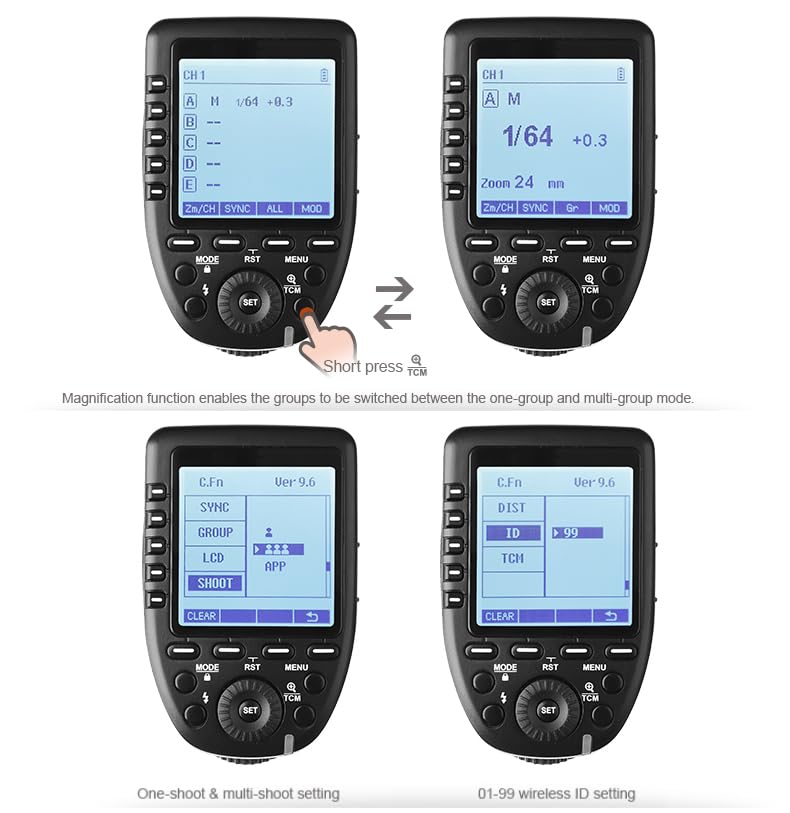 Godox XPro-S TTL Wireless Flash Trigger for Sony Cameras,1/8000s HSS