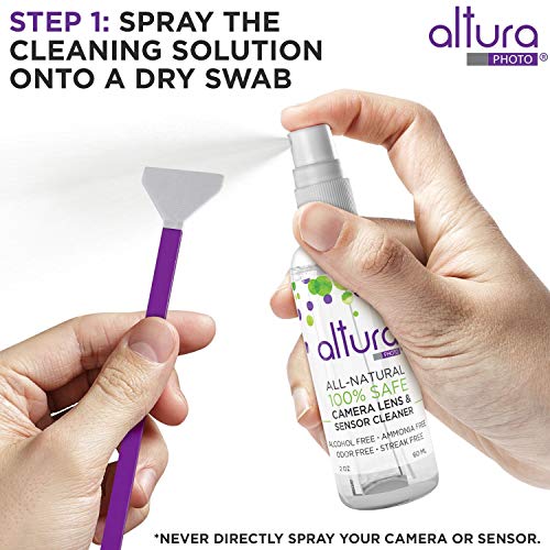 Altura Photo Camera Cleaning Kit, Full Frame Sensor Cleaner DSLR Mirrorless