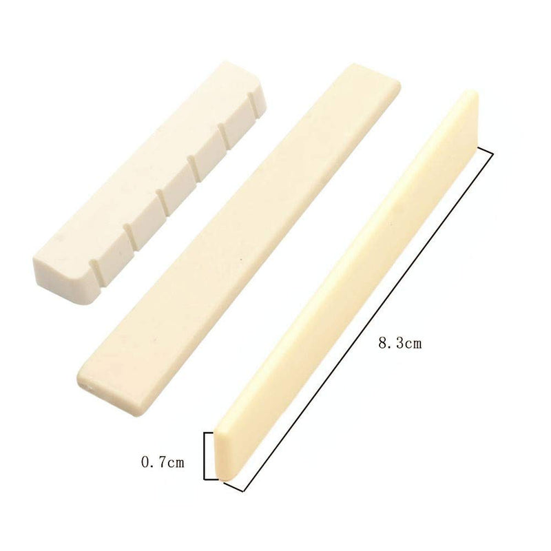 5Pcs Guitar Rosewood Bridge Saddle Nut & End Pin Set for 6 strings Classical Guitar Replacement Accessory