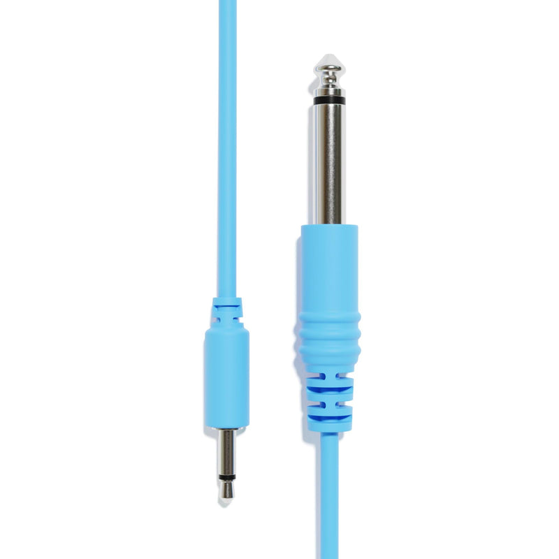 Mono Patch Cables - TS 3.5mm 1/8" to 6.35mm 1/4" [6A-Pack | 150 cm - 59.06"] 150 cm - 59.06" 6A-Pack