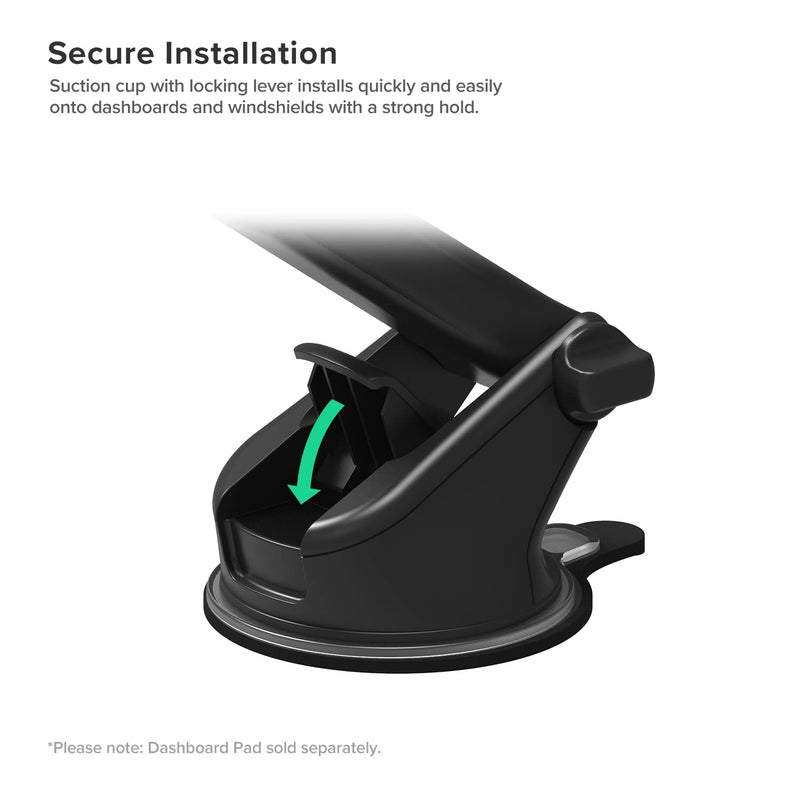 iOttie Easy One Touch 5 CD Slot Mount with extra Dashboard Mounting Base - Universal Car Mount Phone Holder for iPhone, Google, Samsung, Moto, Huawei, Nokia, LG, and all other Smartphones Mount + Dashboard Mounting Base