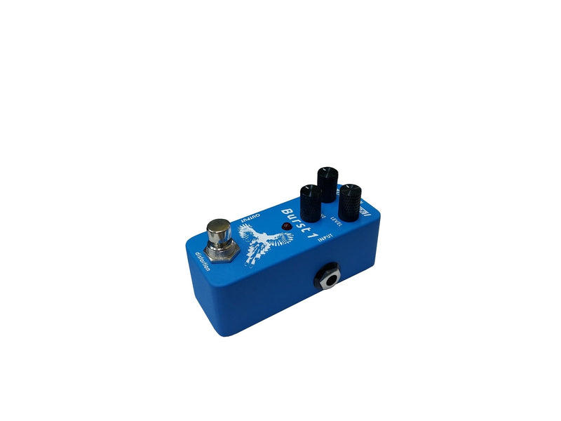 [AUSTRALIA] - Part of the MINI pedal series Burst1 Distortion MINI Pedal, Vintage and pro-quality, High-Impact Metal Tones, High rendering impact, Perfect for Hobby Metal Players, Designed/Made in Taiwan 