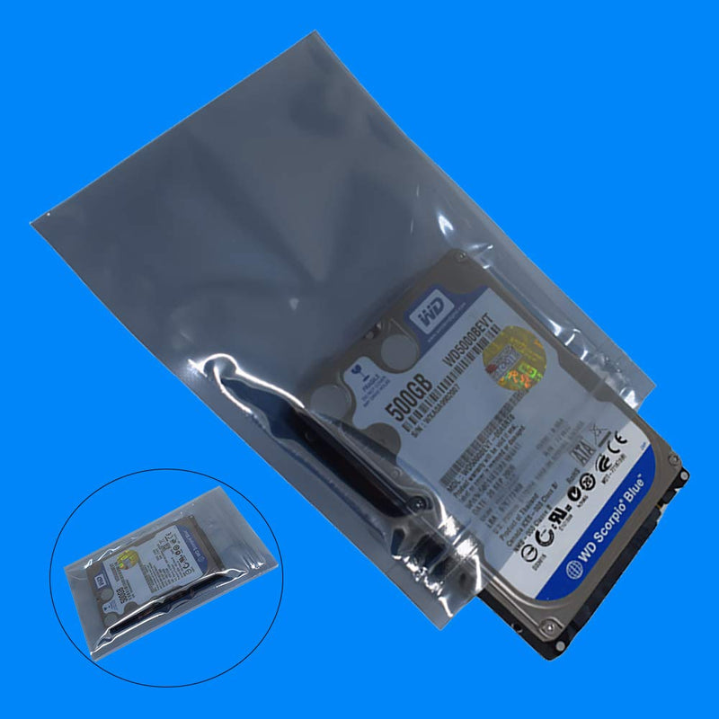 Anti Static Bags,ESD Bags,30pcs Mixed Sizes Antistatic Resealable Bags for 3.5 Hard Drive, 2.5 Solid State Drive,with Labels, ESD Shielding Bags for Varieties of Electronic Device 30pcs Mixed Sizes