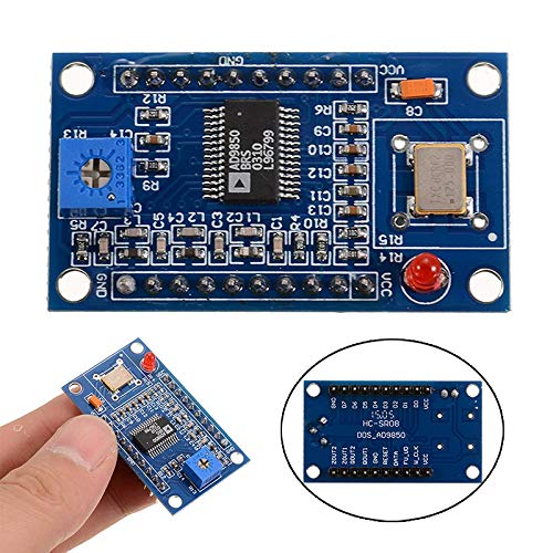 TECNOIOT AD9850 DDS Signal Generator Module 0-40MHz 2 Sine Wave and 2 Square Wave Output
