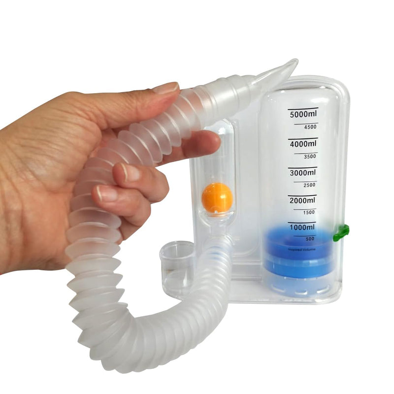 [AUSTRALIA] - BC Respivol Volumetric Inspiration Trainer 5000ml One Ball Spirometer for Breathing Exercises 5000 ml 