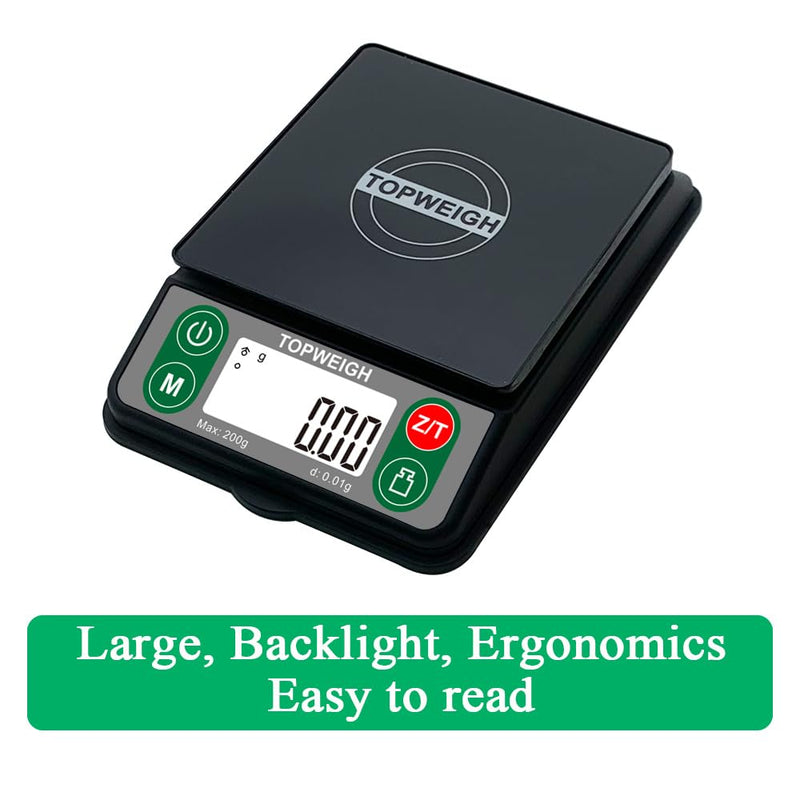 Arrow Scale with Arrow Holder, Arrow Grain Scale, Easy to Read, 3086 Grains x 0.1gn, 200 Grams by 0.01g, Large Backlight Display, 6 Weighing Units, Included Calibration Weight, Batteries