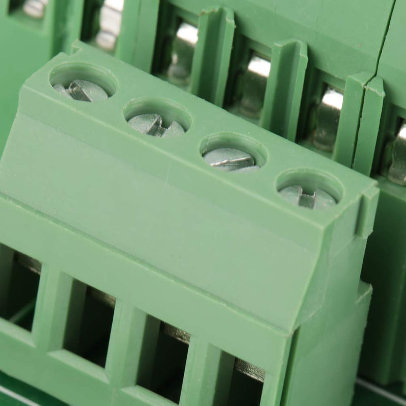 Module Board 2 in 8 Pin Module Breakout Board DIN Rail and Panel Mount Power Distribution
