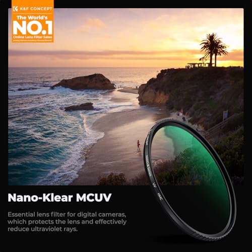 K&F Concept 86mm MC UV Lens Protection Filter with 18-Multi-Layer Coating