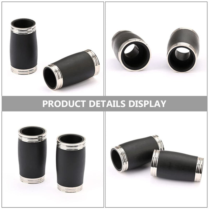 2pcs Clarinet Barrel Clarinet Tube Tuning Tube Adjustable B Flat Clarinet Barrel Treble Pitch 58MM Barrel for Clarinet