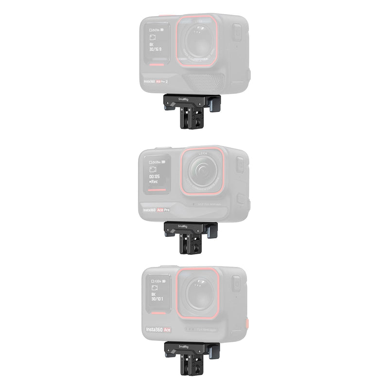 SMALLRIG Quick Release Mount Adapter for Insta360 Ace Pro 2 /Ace Pro/Ace | Adapter with 1/4"-20 Thread Hole, 2 Prong Mount for Tripods, Selfie Sticks, Vlogging Accessories - 5814