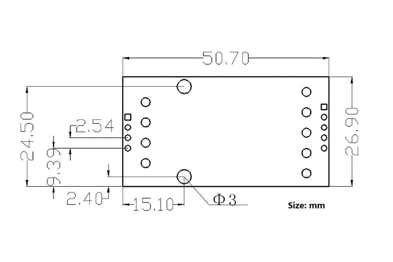 NOYITO RS422 to TTL UART MCU Serial Port Signal Mutual Conversion Module with Over-Voltage Over-Current Protection (5V) 5V