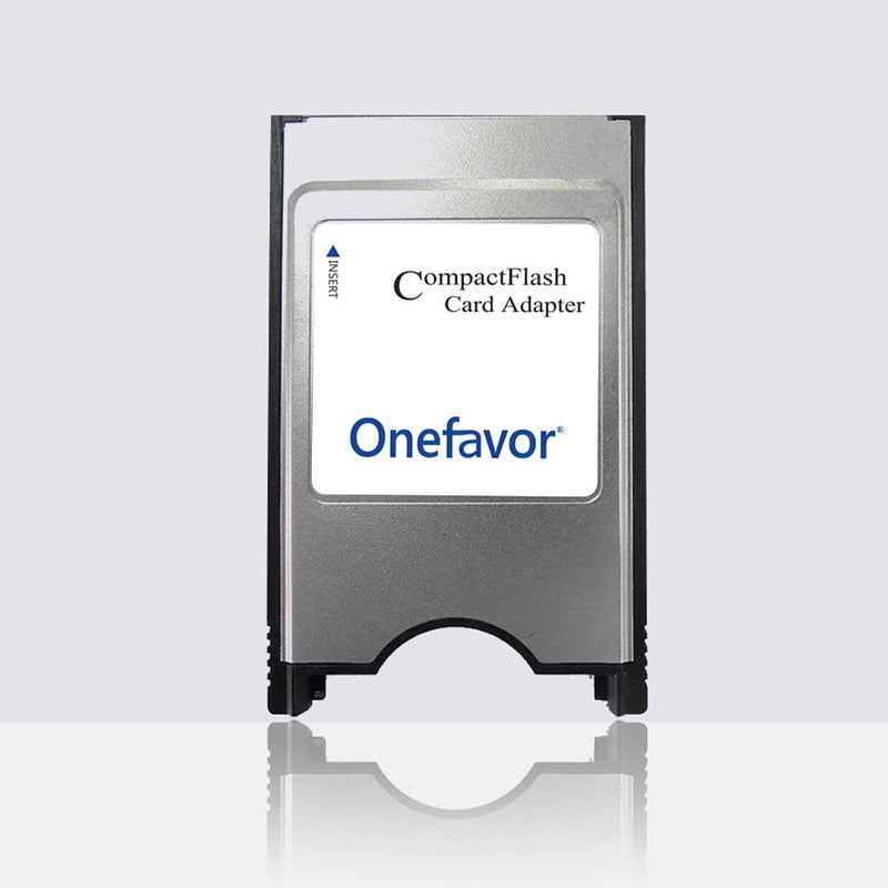 Onefavor Compact Flash to PCMCIA Ata Adapter CF to PC Card Adapter PCMCIA Ata Adapter for Cf 2 Card (Come with 4GB CF Memory Card) 4GB Compact Flash to PCMCIA